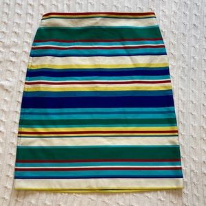 Striped Talbots Pencil Skirt